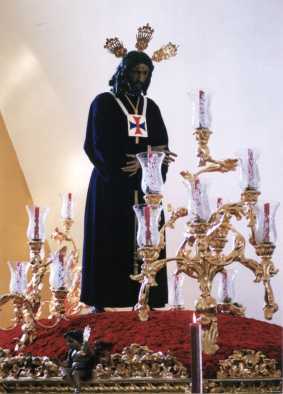 Paso Misterio del Cautivo, representa a Jesús Cautivo