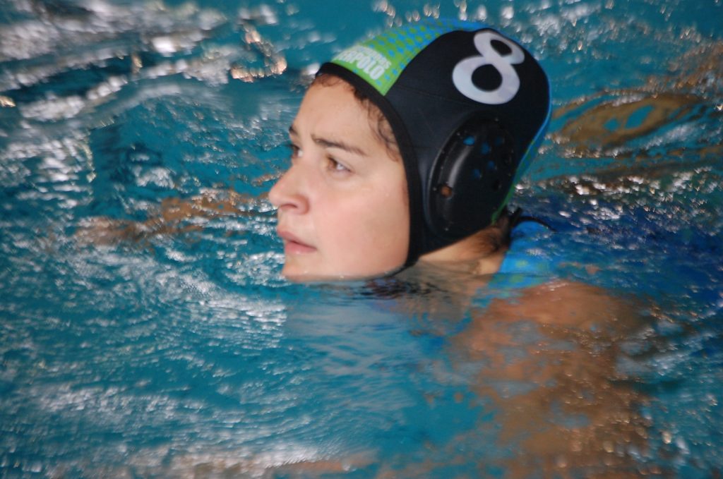 Lorena, durante un partido