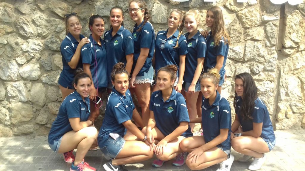 equipo juvenil del C.W. Dos Hermanas en el Cto. de España