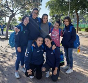 nazarenas en la jornada de tecnificación cadete